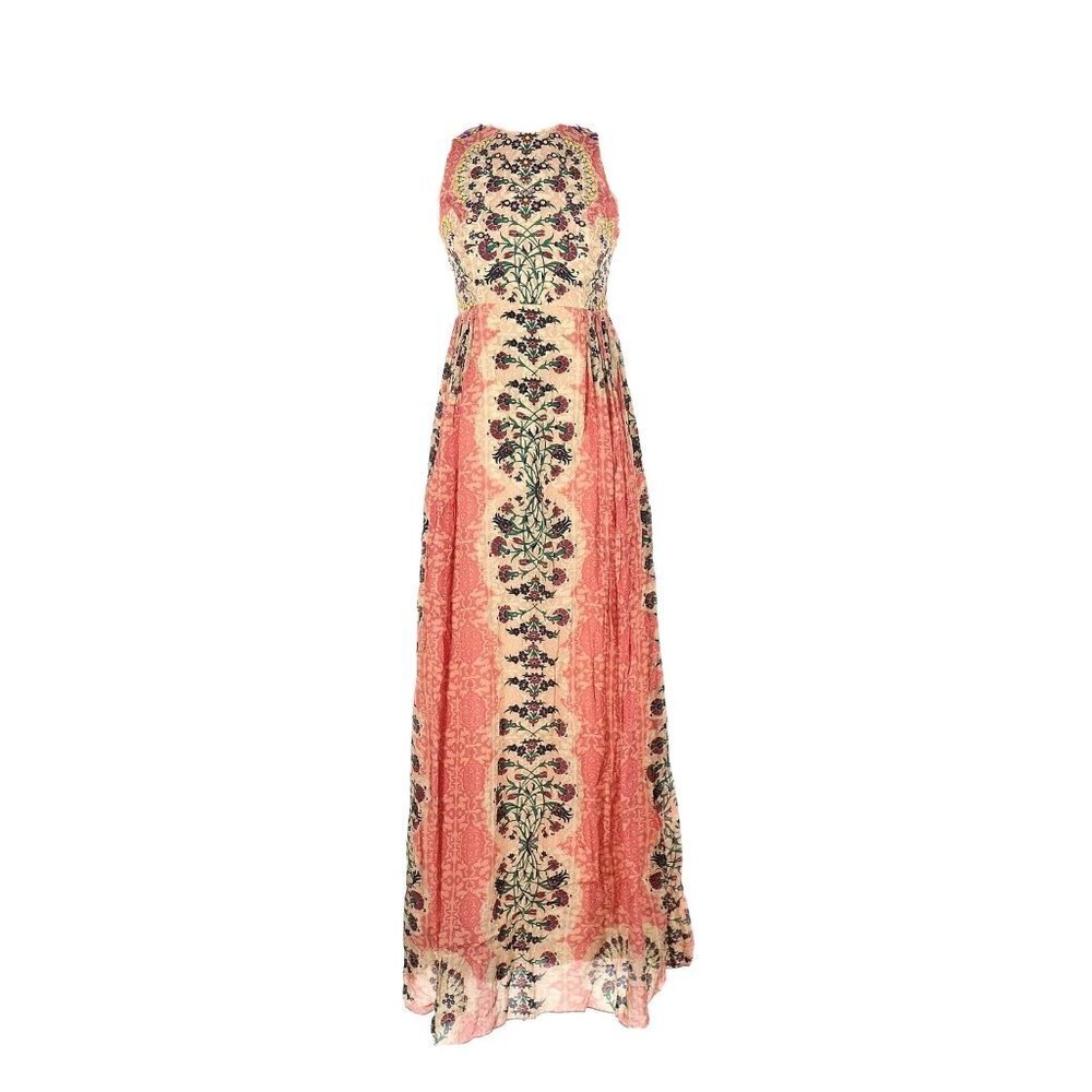 NWT Anthropologie Bhanuni by Jyoti Botanique Beaded Sleeveless Maxi Dress 0 $228